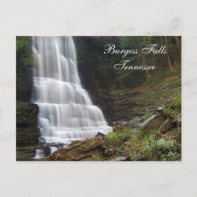 Postal Burgess Falls TN Postcard (Anverso)