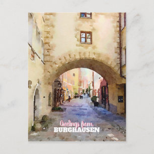 Postal Burghausen en Baviera