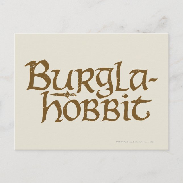 Postal Burgla Hobbit (Anverso)