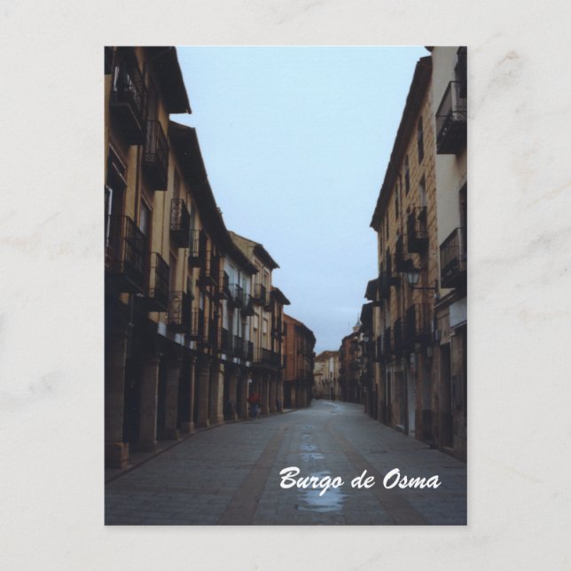 Postal Burgo de Osma (Anverso)