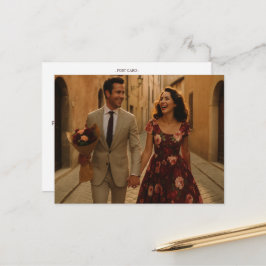 Postal Burgundy Blush Gracias