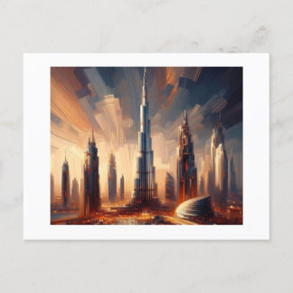 Postal Burj Khaifa Tower Surge Dubai