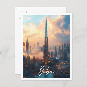Postal Burj Khalifa Dubai Emiratos Árabes Unidos