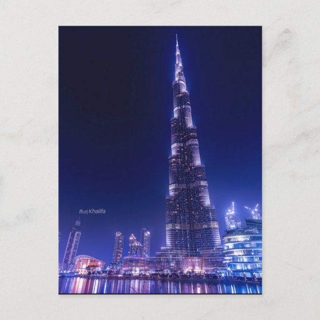 Postal Burj Khalifa Landmark, Dubai, (Anverso)