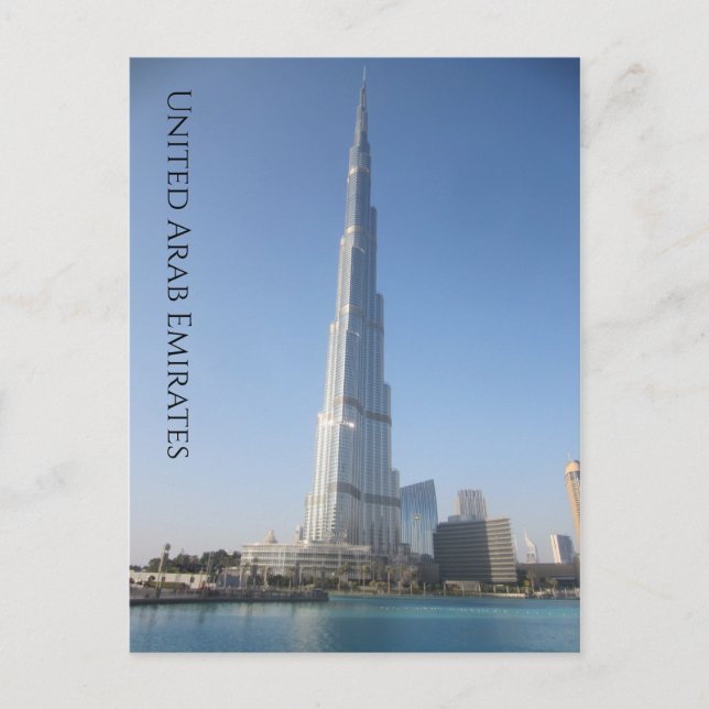 Postal burj khalifa uae (Anverso)
