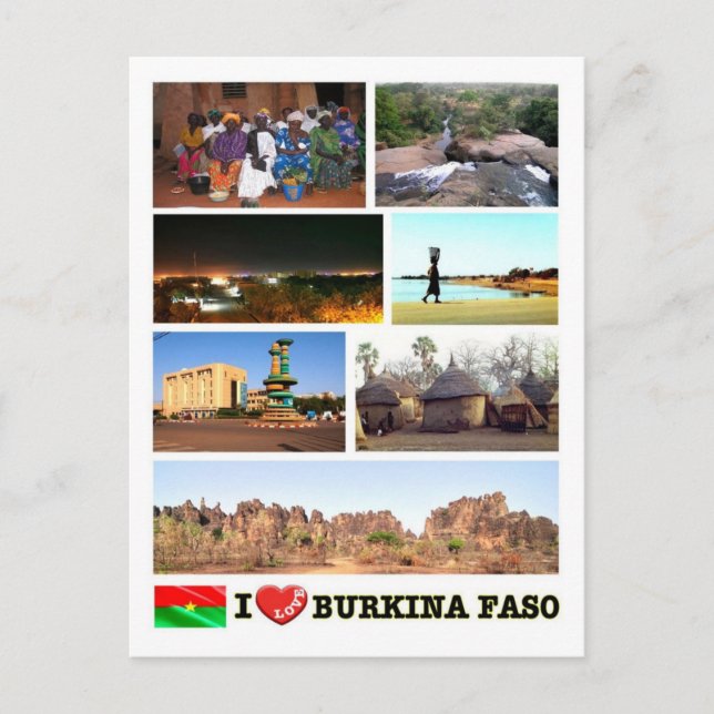 Postal Burkina Faso - Amo - (Anverso)