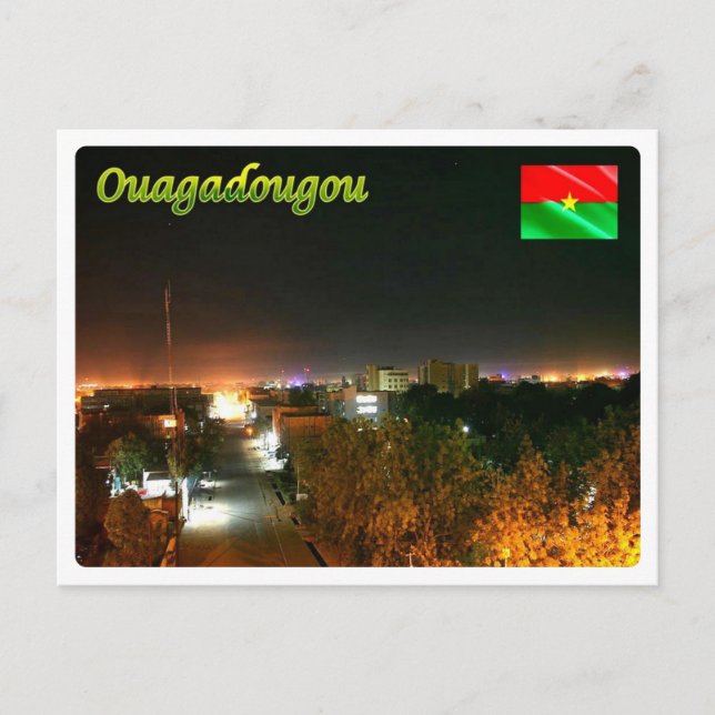 Postal Burkina Faso - Uagadugú - (Anverso)