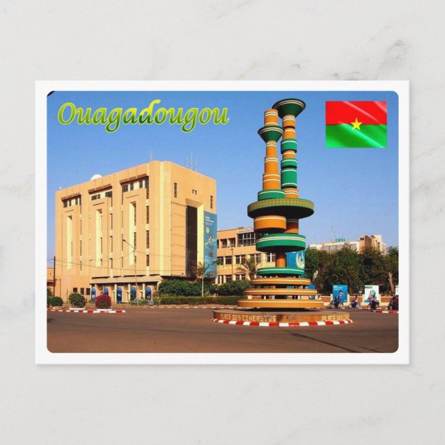 Postal Burkina Faso - Uagadugú - Ouaga - (Anverso)