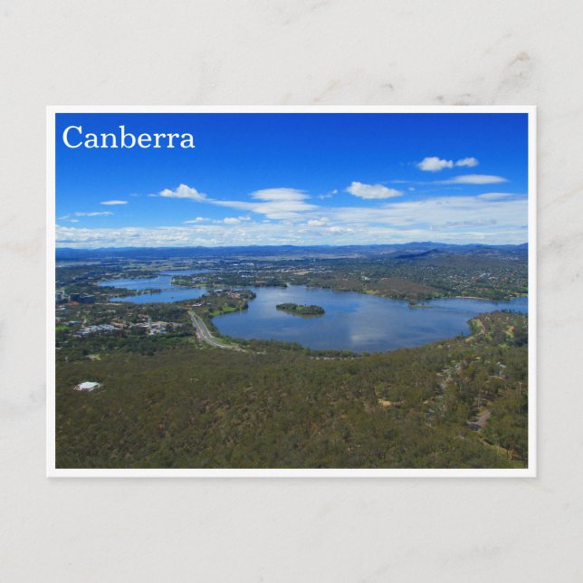 Postal burley griffin lago (Anverso)