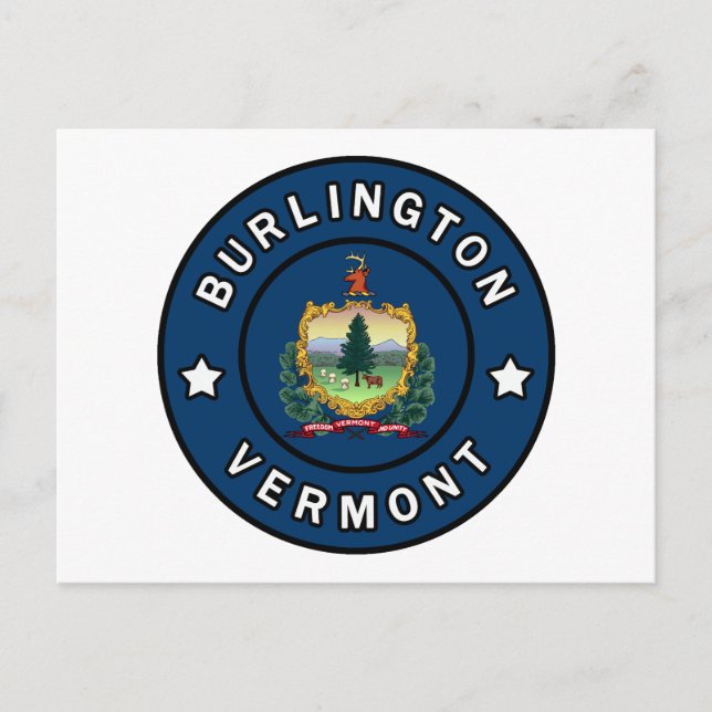 Postal Burlington Vermont (Anverso)