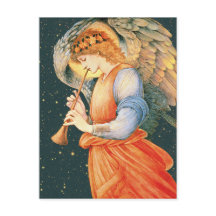 Burne-Jones Angel tocando una bandera CC1130