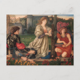 Postal Burne-Jones La canción de amor CC0792 Pre-Raphaeli