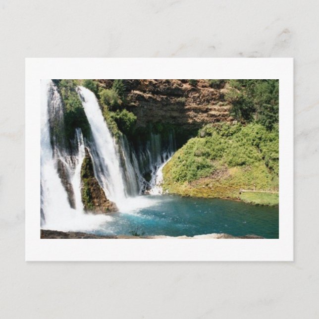 Postal Burney Falls California (Anverso)