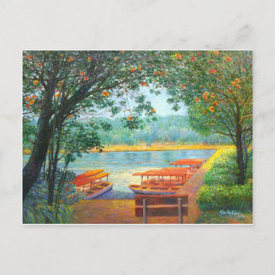 Postal Burnham Park, ciudad de Baguio, Filipinas