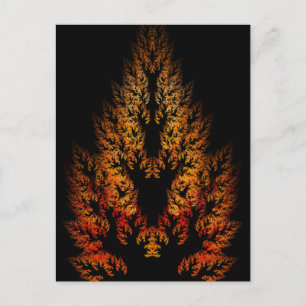 Postal Burning Bush Postcard