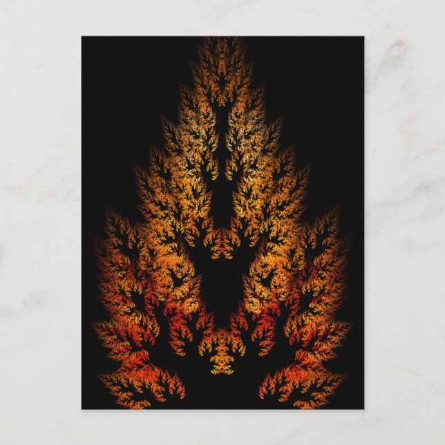 Postal Burning Bush Postcard (Anverso)