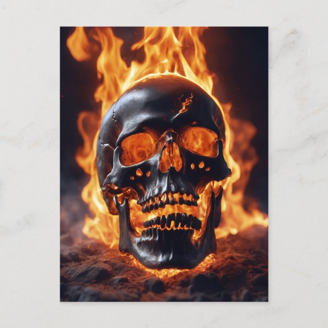 Postal Burning Skull (Anverso)