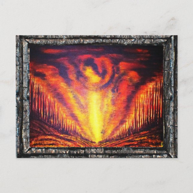Postal Burning Sky (Anverso)