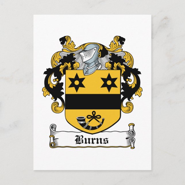 Postal Burns Family Crest (Anverso)