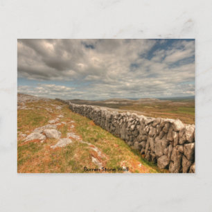 Postal Burren Stone Wall