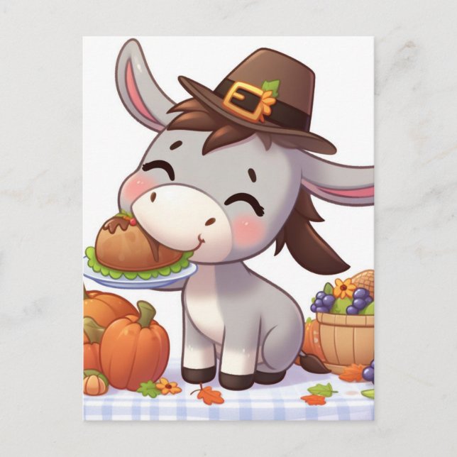 Postal Burro Dulce (Anverso)