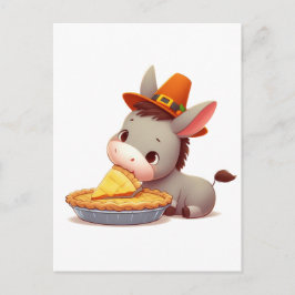 Postal Burro Dulce Come Tarta 