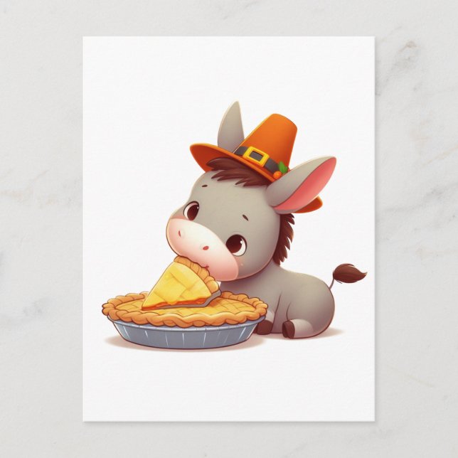 Postal Burro Dulce Come Tarta  (Anverso)