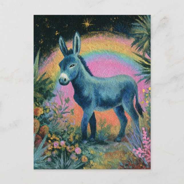 Postal Burro Hermoso (Anverso)