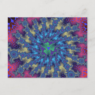 Postal Burst de Seafoam Rosa