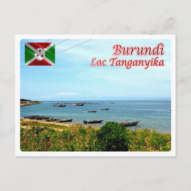 Postal Burundi - Lac Tanganyika - (Anverso)