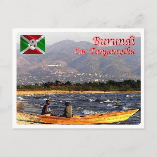 Postal Burundi - Lac Tanganyika - (Anverso)