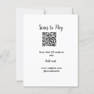 Postal Buscar para pagar el análisis código QR agregar de