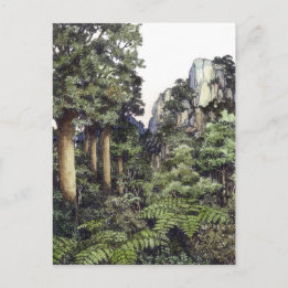 Postal Bush imprime Nueva Zelanda