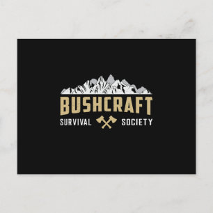 Postal Bushcraft Apocalypse Survival Outdoor Funny Gift