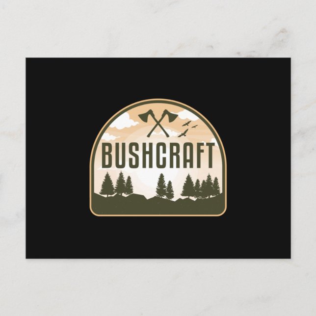 Postal Bushcraft Survival Apocalypse Outdoor Funny Gift (Anverso)