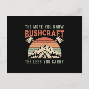 Postal Bushcraft Survival Outdoor Apocalypse Funny Gift