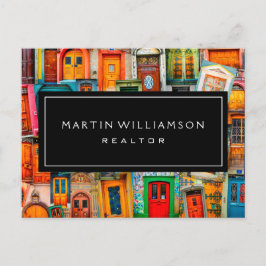 Postal Busi de puertas clásicas de inmobiliario moderno