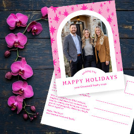 Postal Business Corporate Holiday Stars CUSTOM Arch PHOTO