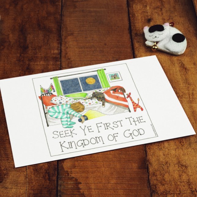 Postal Busquen primero el Reino de Dios Inspirador (Subido por el creador)