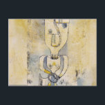 Postal Buste de Paul Klee<br><div class="desc">Paul Klee - Buste,  1922. Paul Klee era un artista alemán nacido en Suiza. Su estilo altamente individual fue influenciado por movimientos artísticos que incluían el expresionismo,  el cubismo y el surrealismo.</div>