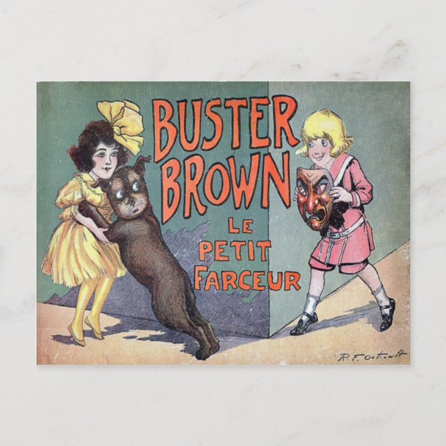 Postal Buster Brown (Anverso)
