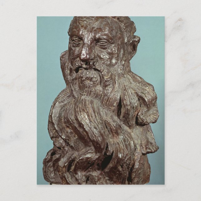 Postal Busto de Auguste Rodin 1909 (Anverso)