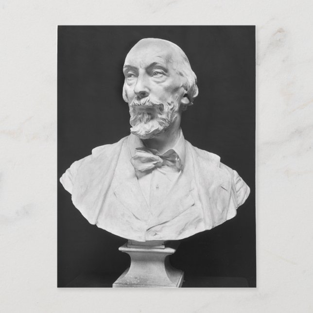 Postal Busto de Auguste Vacquerie (Anverso)