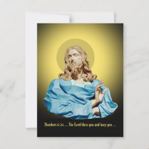 Postal Busto de Cristo de Gian Lorenzo Bernini 1679