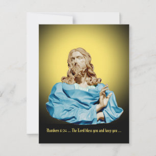 Postal Busto de Cristo de Gian Lorenzo Bernini 1679