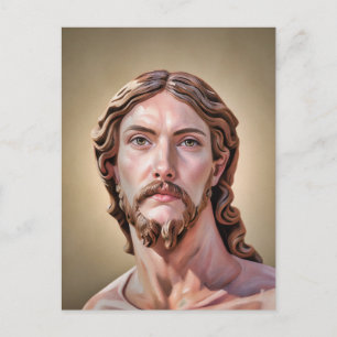 Postal BUSTO DE CRISTO EL SALVADOR por MICHELANGELO 2026