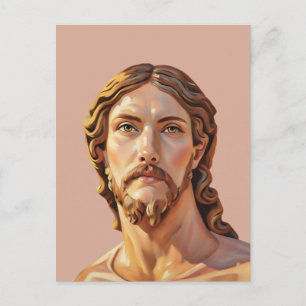 Postal BUSTO DE CRISTO EL SALVADOR por MICHELANGELO 2026