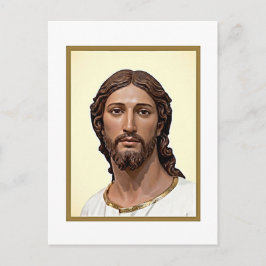 Postal BUSTO DE CRISTO EL SALVADOR por MICHELANGELO 2026