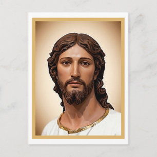 Postal BUSTO DE CRISTO EL SALVADOR por MICHELANGELO 2026
