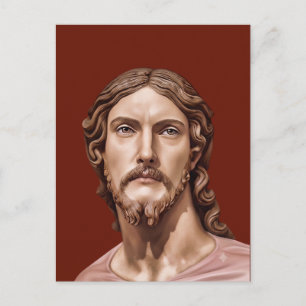 Postal BUSTO DE CRISTO EL SALVADOR por MICHELANGELO 2026